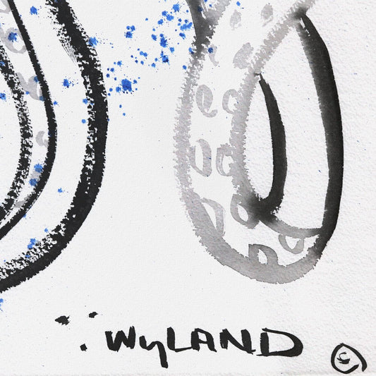Wyland- Original Sumi Ink Painting "Octopus"