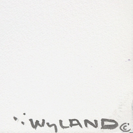 Wyland- Original Sumi Ink Painting "Turtle"