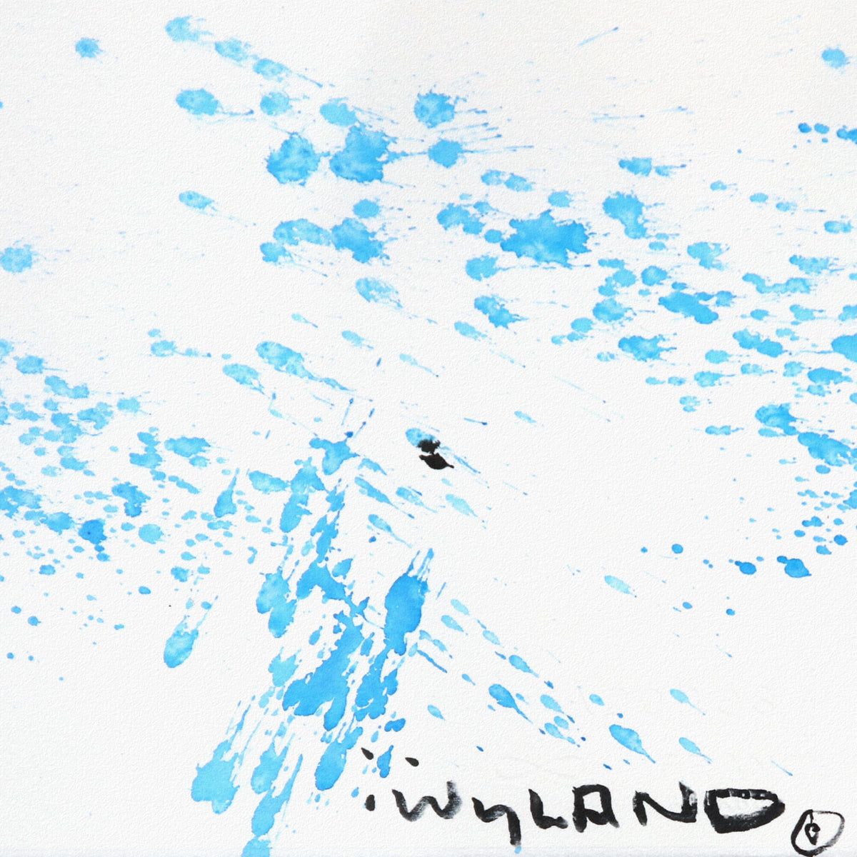 Wyland- Original Sumi Ink Painting "Whale Tail"