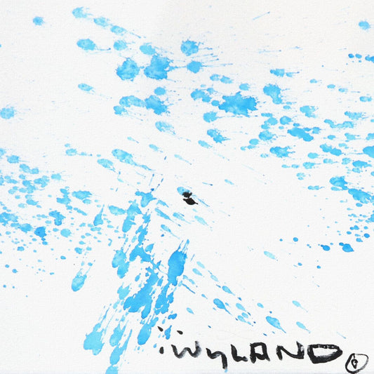 Wyland- Original Sumi Ink Painting "Whale Tail"