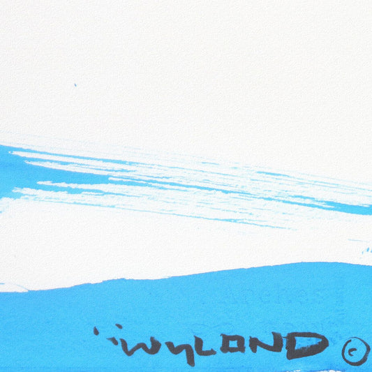 Wyland- Original Sumi Ink Painting "Whale Tail"