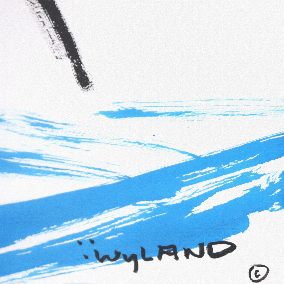 Wyland- Original Sumi Ink Painting "Dolphin"