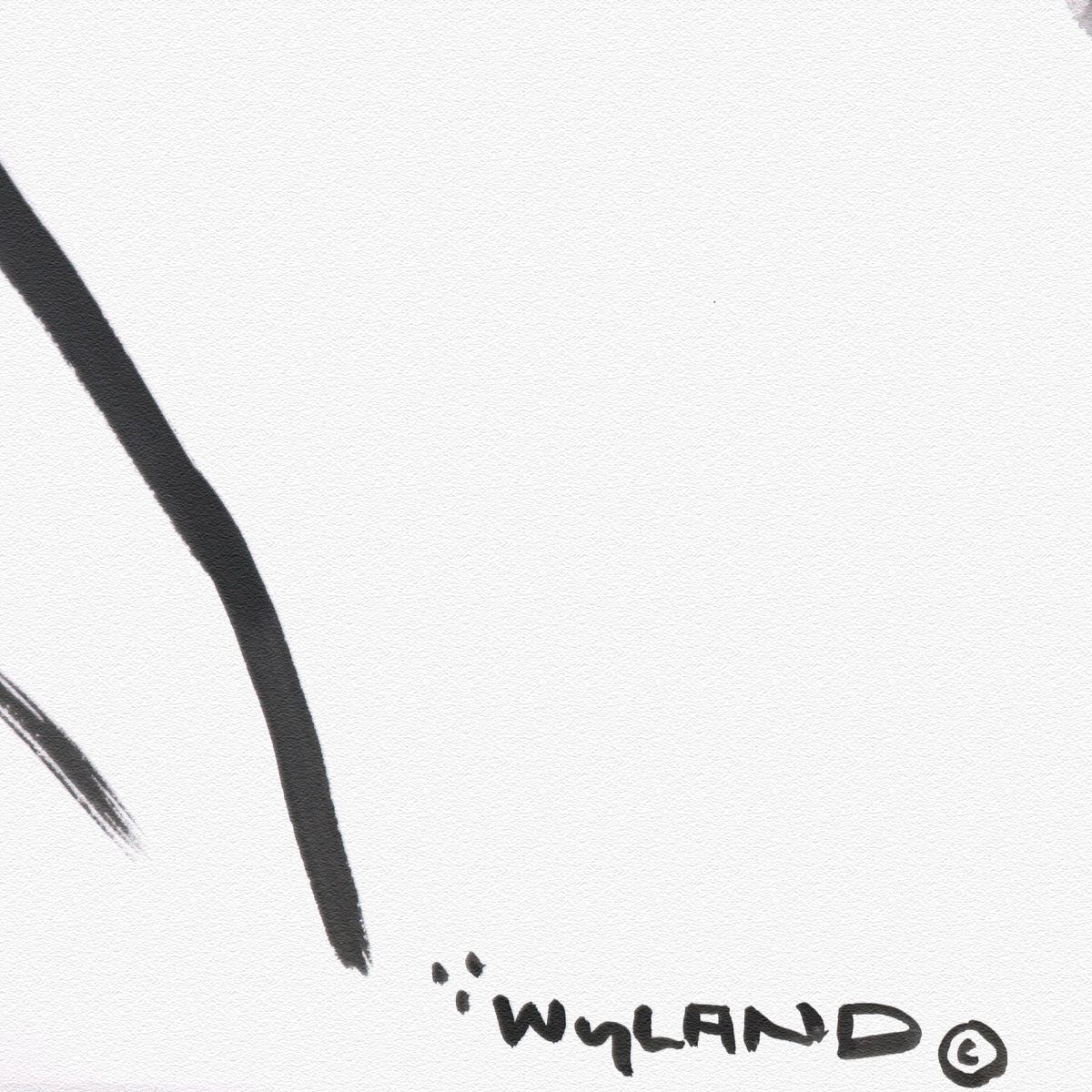 Wyland- Original Sumi Ink Painting "Orca"