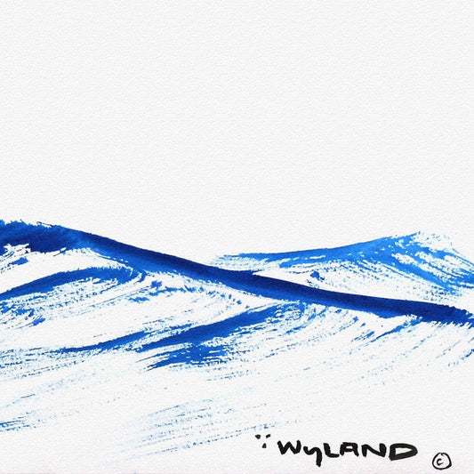 Wyland- Original Sumi Ink Painting "Orca"