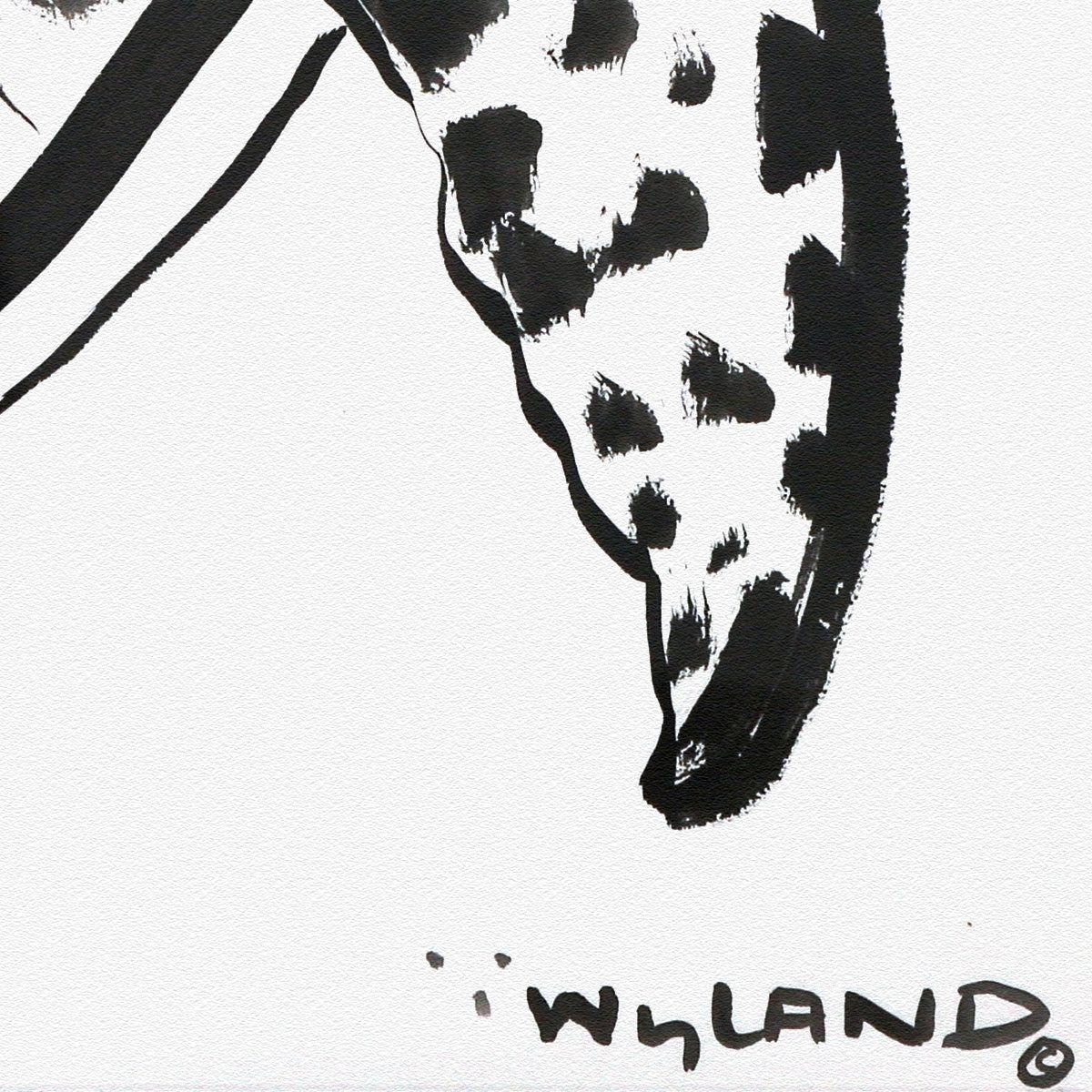 Wyland- Original Sumi Ink Painting "Turtle"