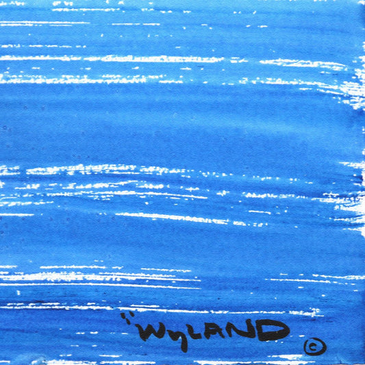 Wyland- Original Sumi Ink Painting "Marlin"