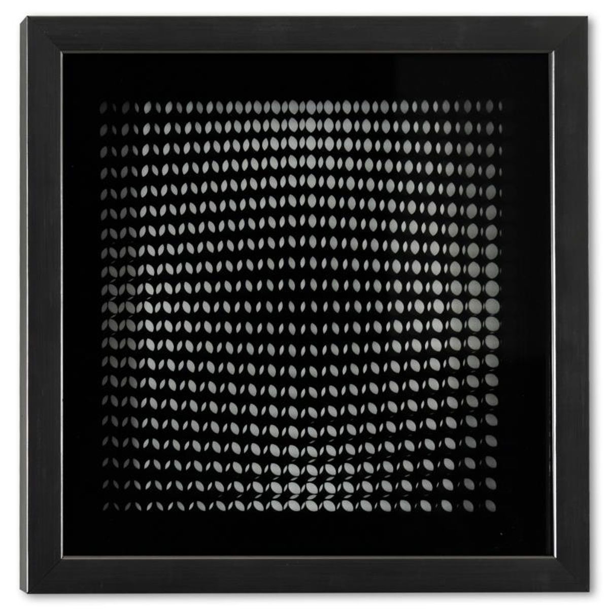 Victor Vasarely (1908-1997), "Trois Dimensions Optique de la serie Cinetiques" Framed 1973 Dimensional Art with Letter of Authenticity