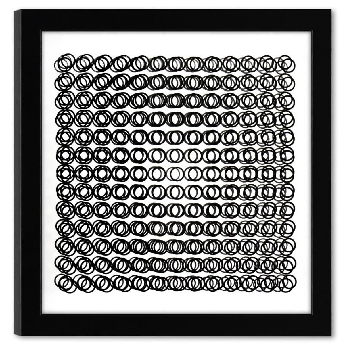 Victor Vasarely (1908-1997), "Trois Dimensions Optique de la serie Cinetiques" Framed 1973 Dimensional Art with Letter of Authenticity