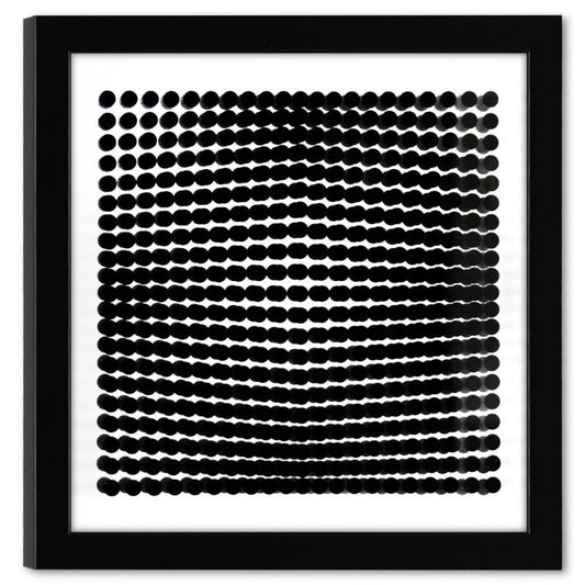 Victor Vasarely (1908-1997), "Trois Dimensions Optique de la serie Cinetiques" Framed 1973 Dimensional Art with Letter of Authenticity