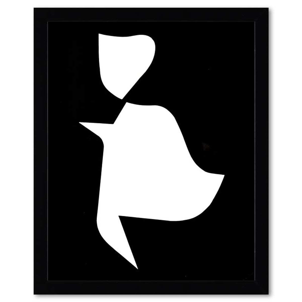 Victor Vasarely (1908-1997), "Yablapour et Lethe de la serie Etres Ou Fantomes (Diptych)" Framed 1973 Heliogravure Prints with Letter of Authenticity