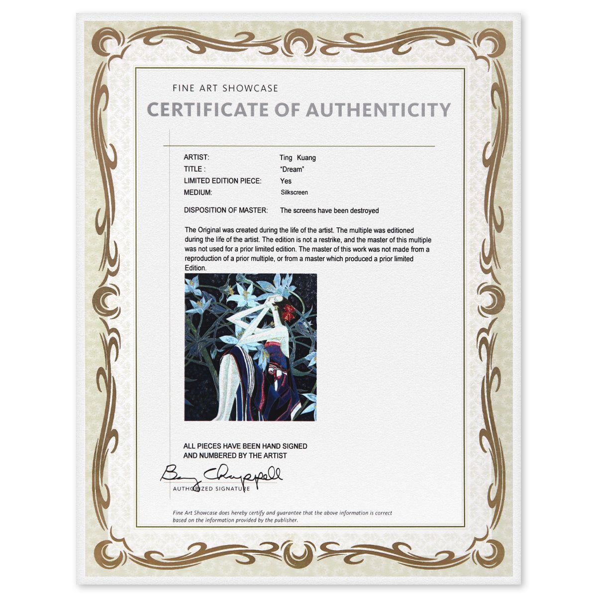 Ting Kuang- Silkscreen "Dream"