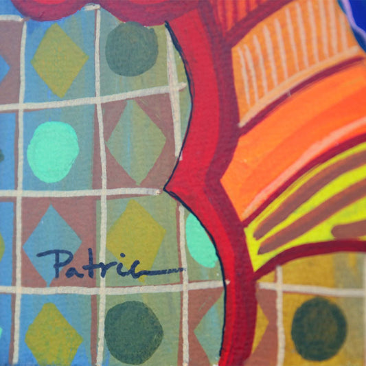 Patricia Govezensky- Original Watercolor "Expressions of Joy"