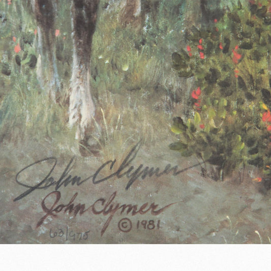 John Clymer- Offset Lithograph "Trading on the Columbia"