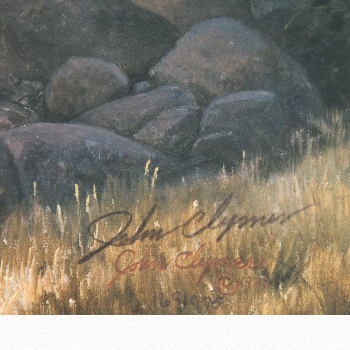 John Clymer- Offset Lithograph "Wilson Price Hunt- Up the Wind River"