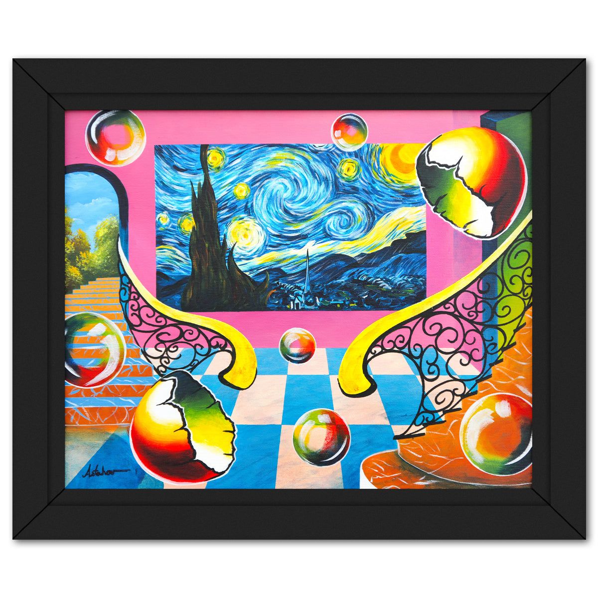 Alexander Astahov- Original Oil on Canvas "Dream Harbor Symphony"
