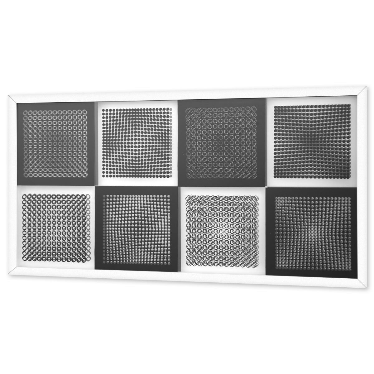 Victor Vasarely (1908-1997)- Mixed Media "Serie Cinetique: Trois Dimensions de l'Optique"