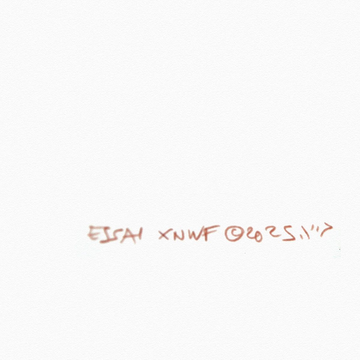 Guillaume Azoulay- Original Drawing "ESSAI XNWF"