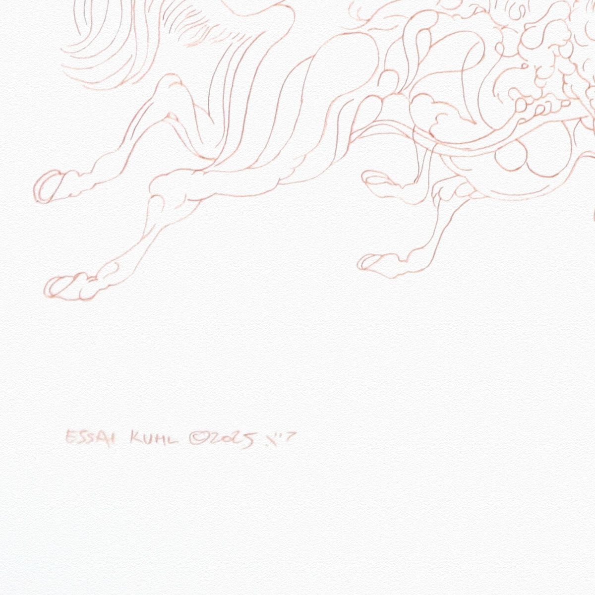 Guillaume Azoulay- Original Drawing " ESSAI KUML"