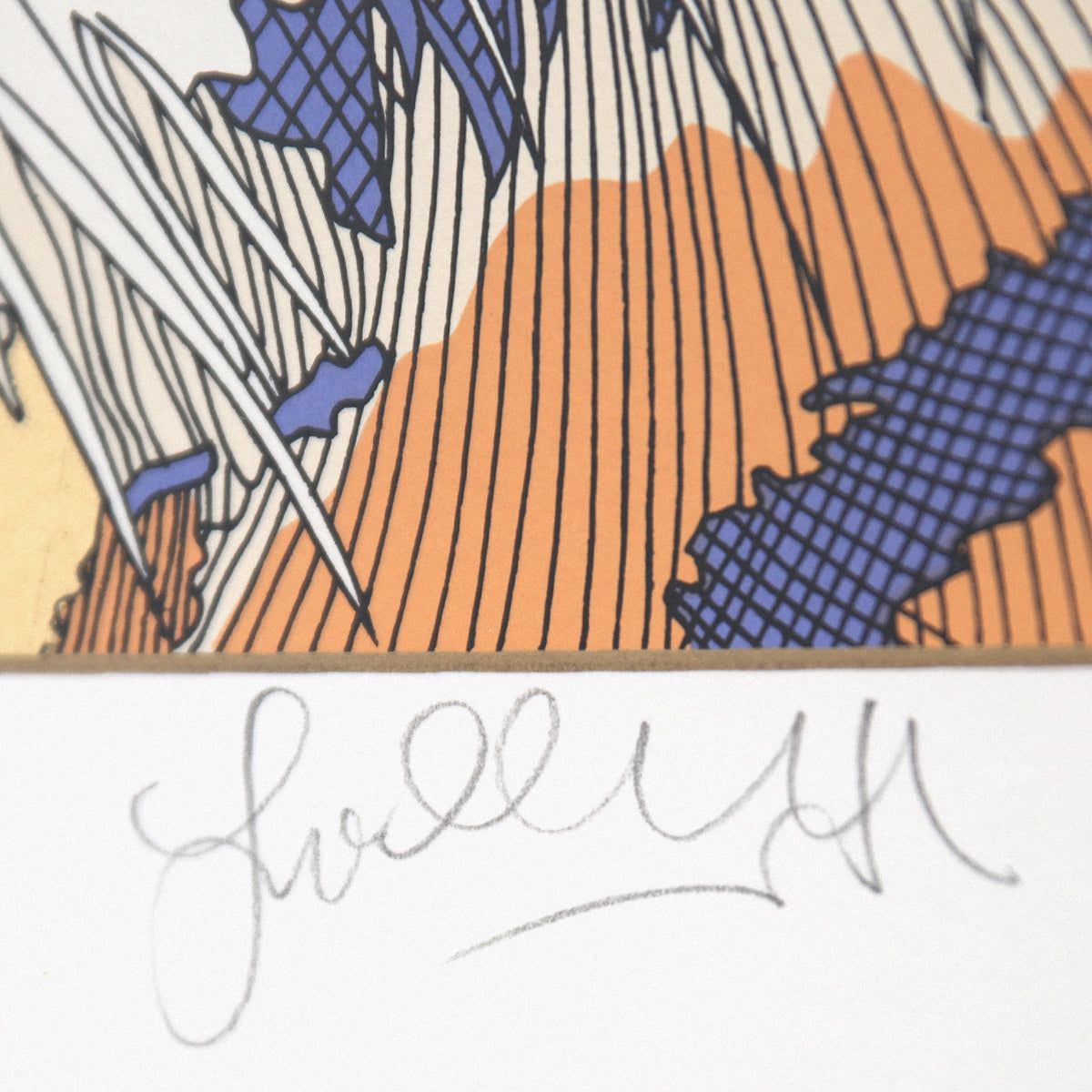 Guillaume Azoulay- Original Etching with Gold Leaf "Audace"