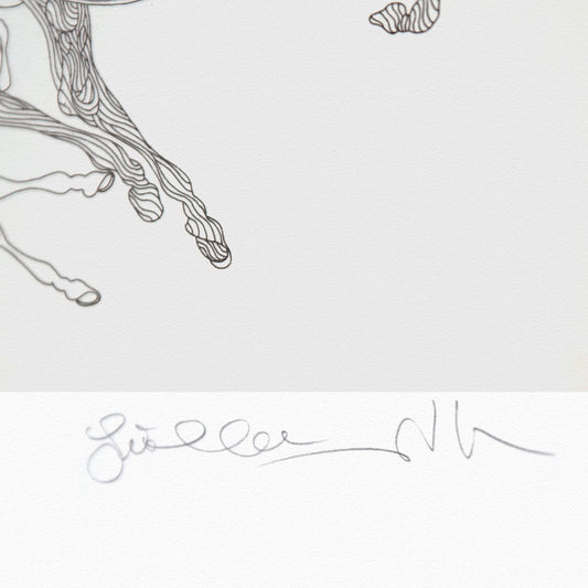 Guillaume Azoulay- Original Etching "Le Saut"