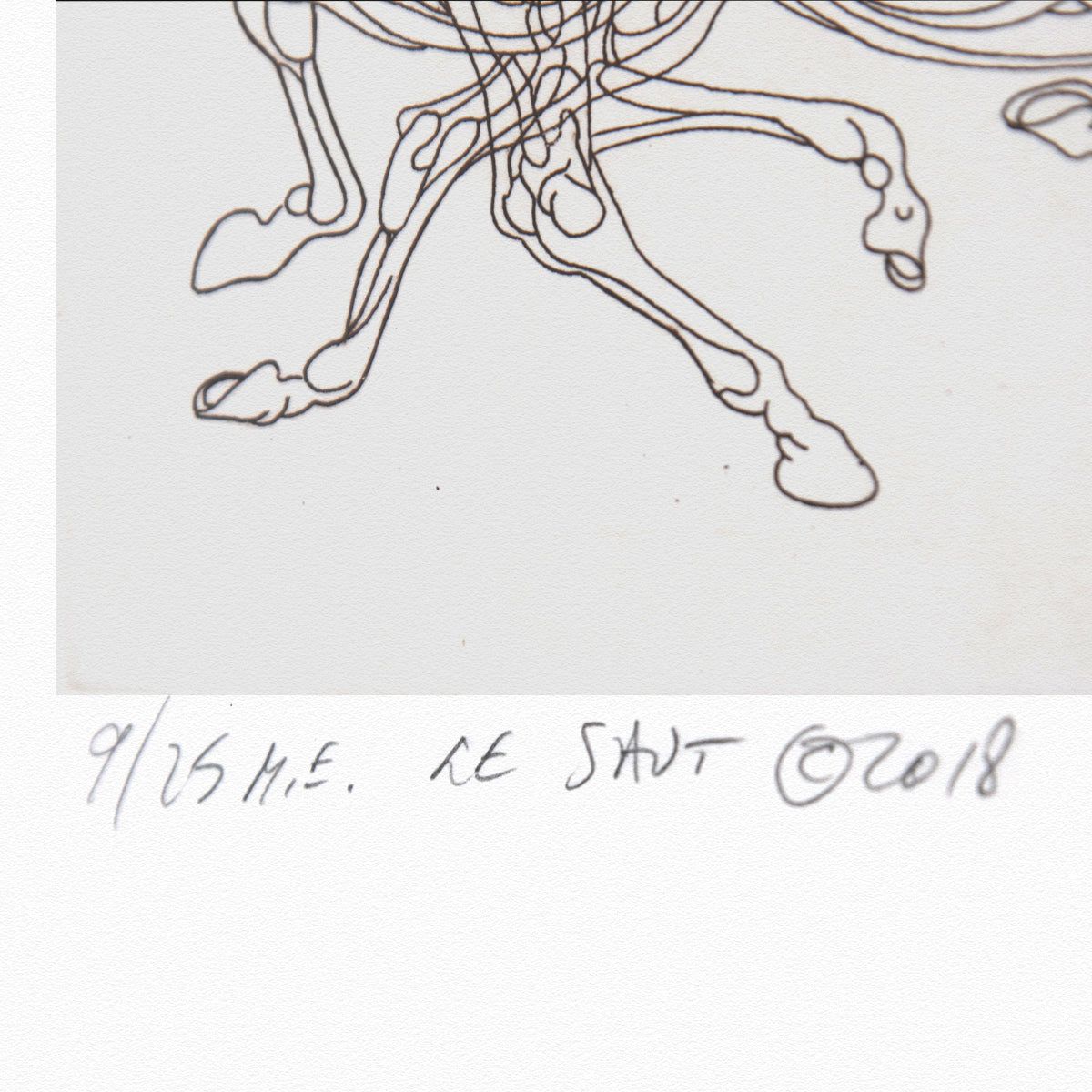 Guillaume Azoulay- Original Etching "Le Saut"