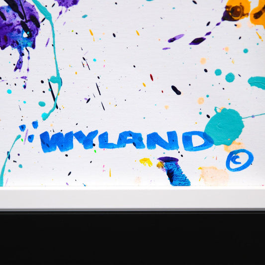 Wyland- Original Painting on Canvas "Abstract"