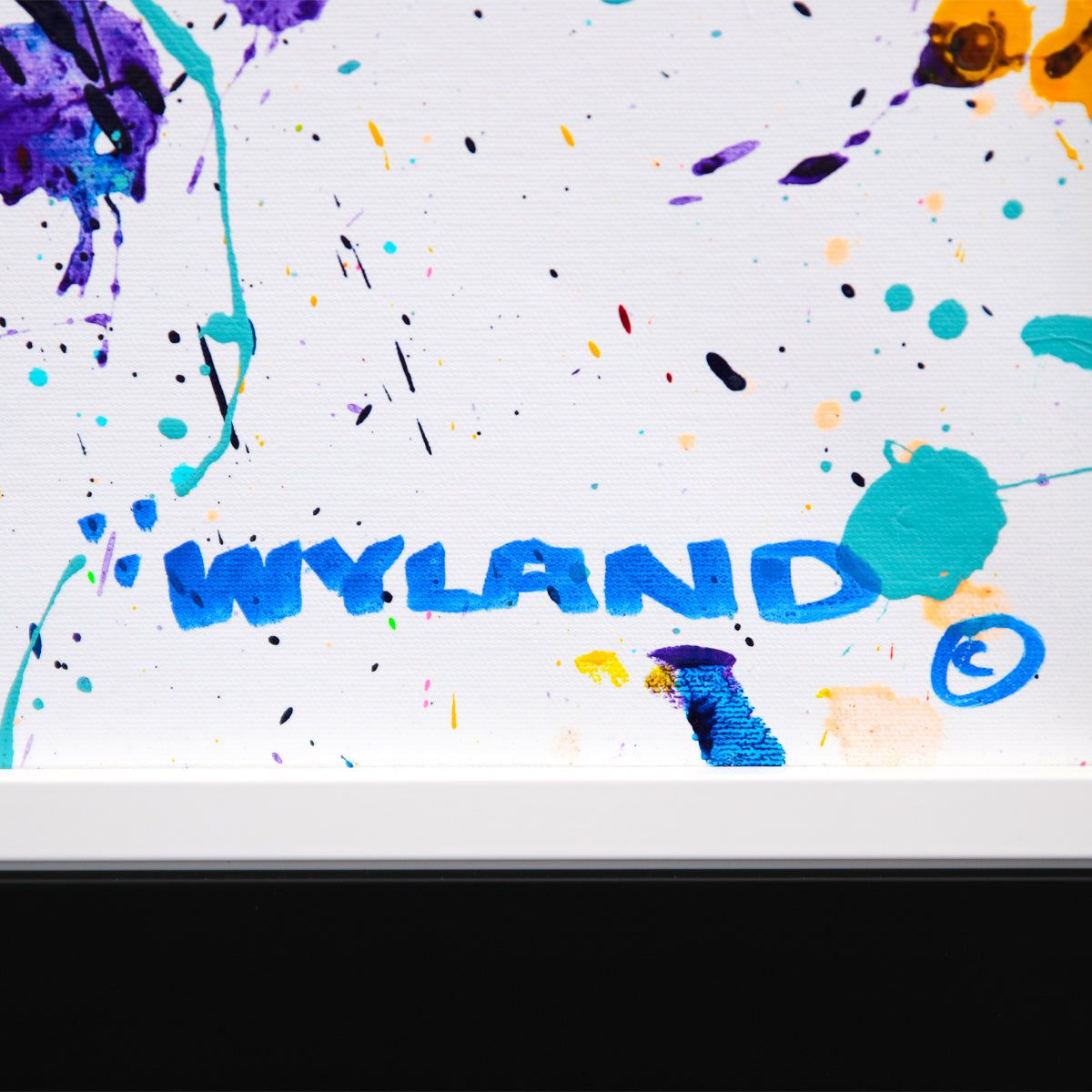 Wyland- Original Painting on Canvas "Abstract"