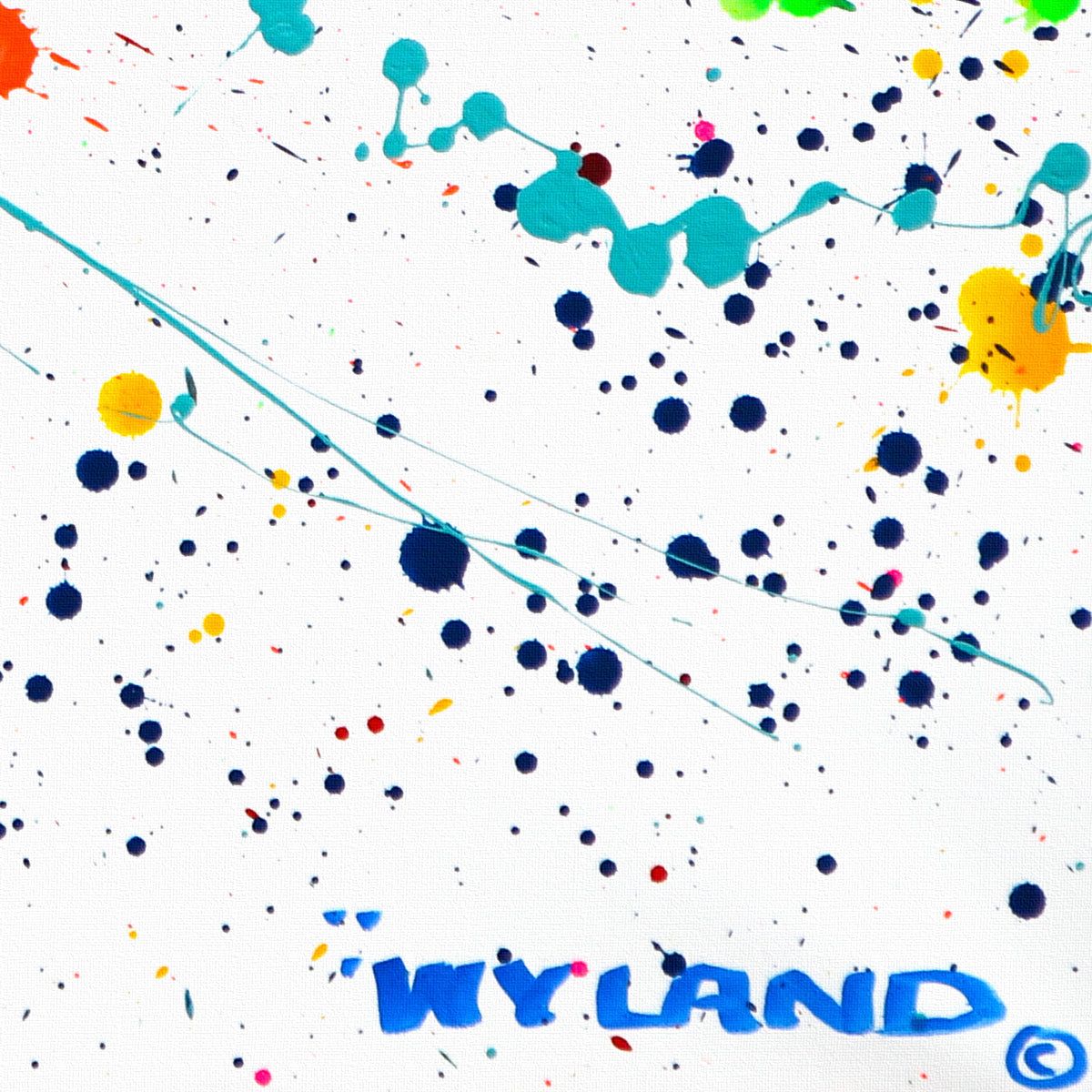 Wyland- Original Painting on Canvas "Abstract"