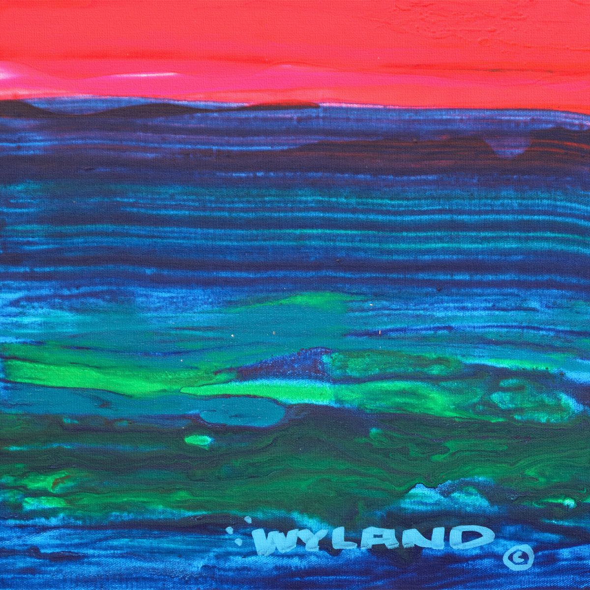 Wyland- Original Painting on Canvas "Abstract"