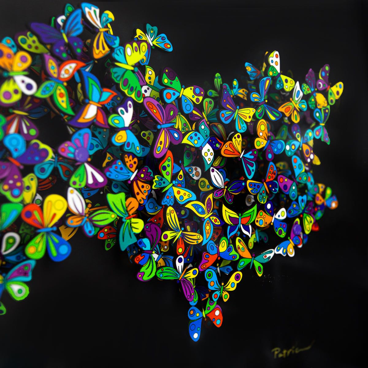 Patricia Govezensky- 3D Multilayered Woodcut "Tide"