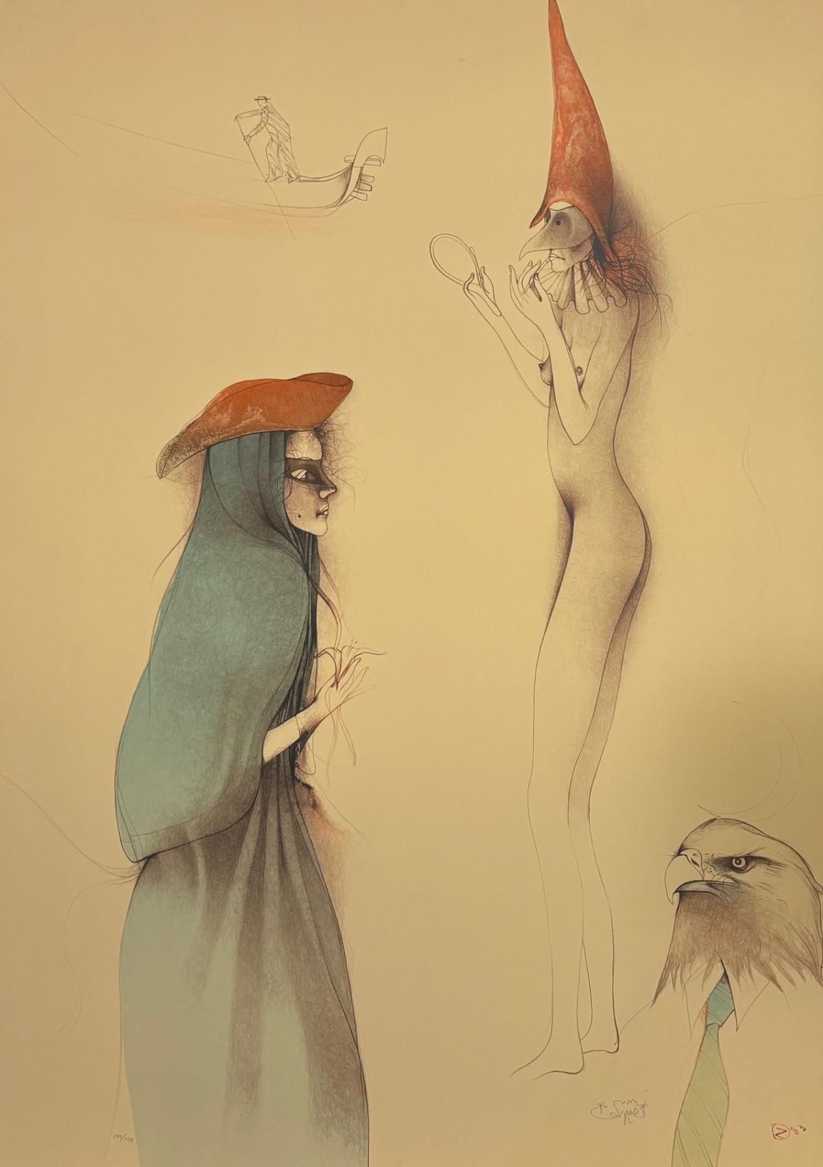 BRUNO BRUNI- Lithograph on paper