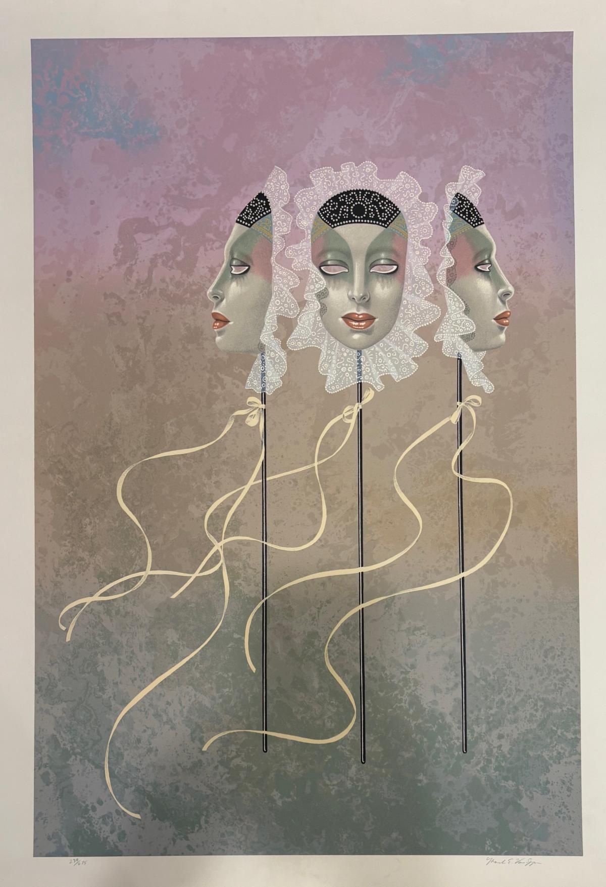 Mark Van Epps- Lithograph on paper