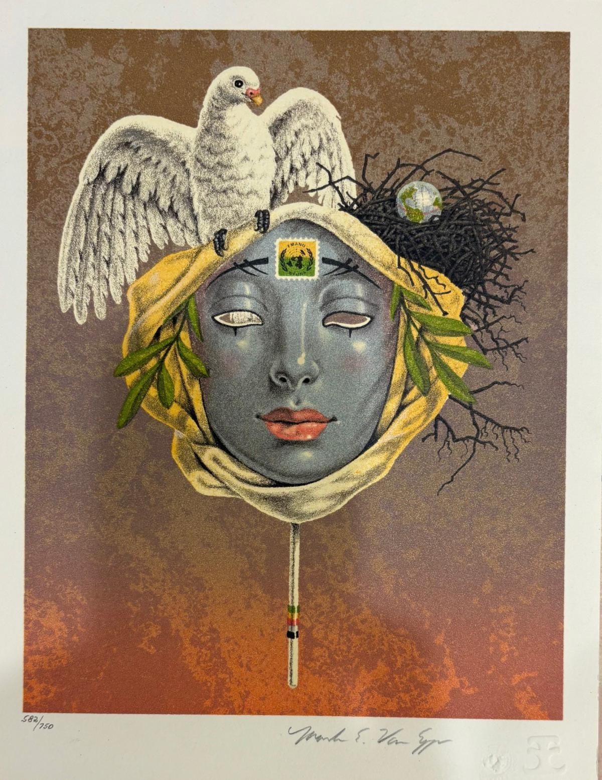 Mark Van Epps- Lithograph on paper