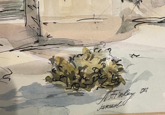 Alex Firley- Original watercolor painting on paper