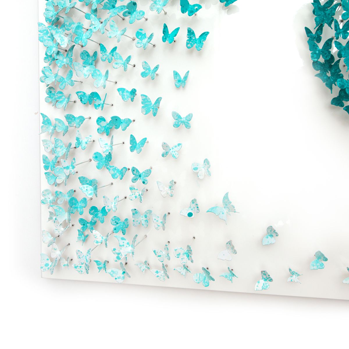 Patricia Govezensky-Original 3D Metal Art on Wood "The Physics of Freedom"