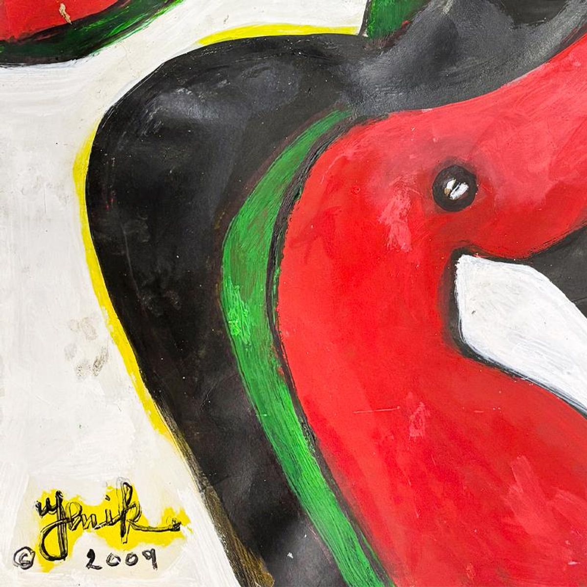 Jenik Cook, Framed Hand Signed Original Painting with Letter of Authenticity.