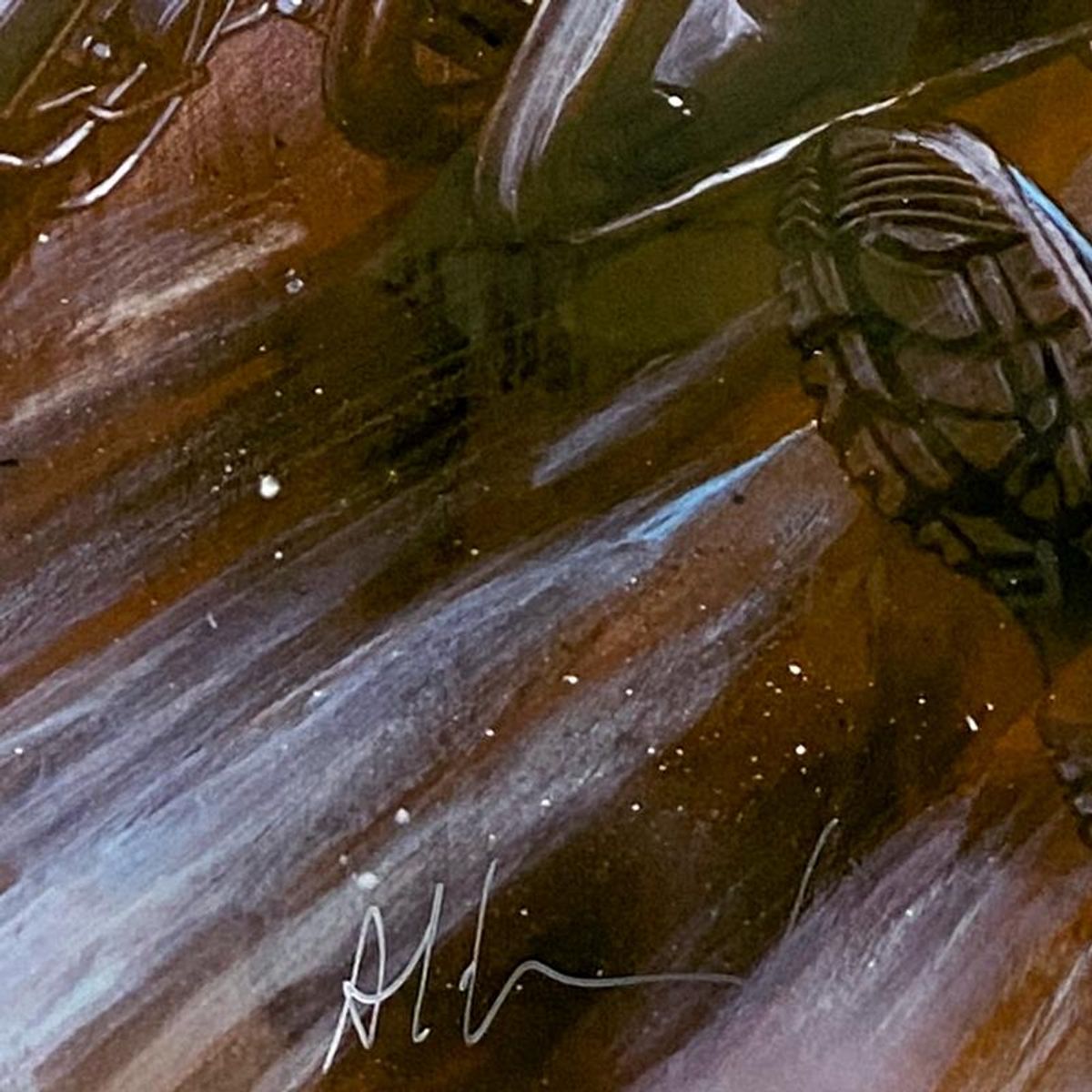 Marvel Comics & Adi Granov, "Return of Wolverine" Limited Edition on Aluminum, PP Numbered 3/4 and Hand Signed with Letter of Authenticity.