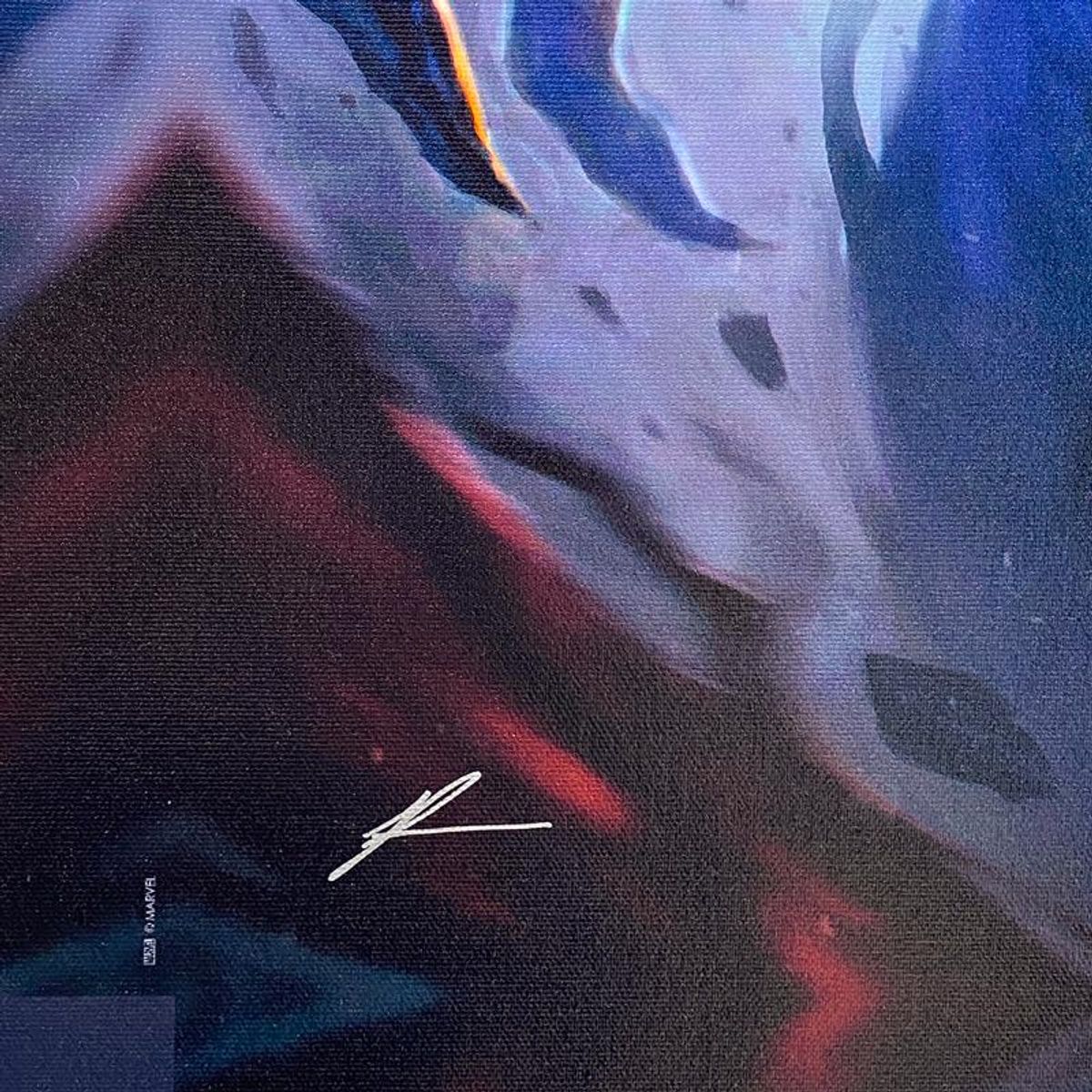 Marvel Comics & Richard Luong, "Venom vs Carnage" Limited Edition on Canvas, PP Numbered 3/4 and Signed with Letter of Authenticity.