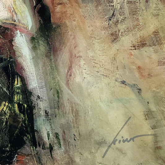 Pino (1939-2010), "Anticipation" Limited Edition on Canvas, Numbered 31/50 and Hand Signed with Certificate of Authenticity.