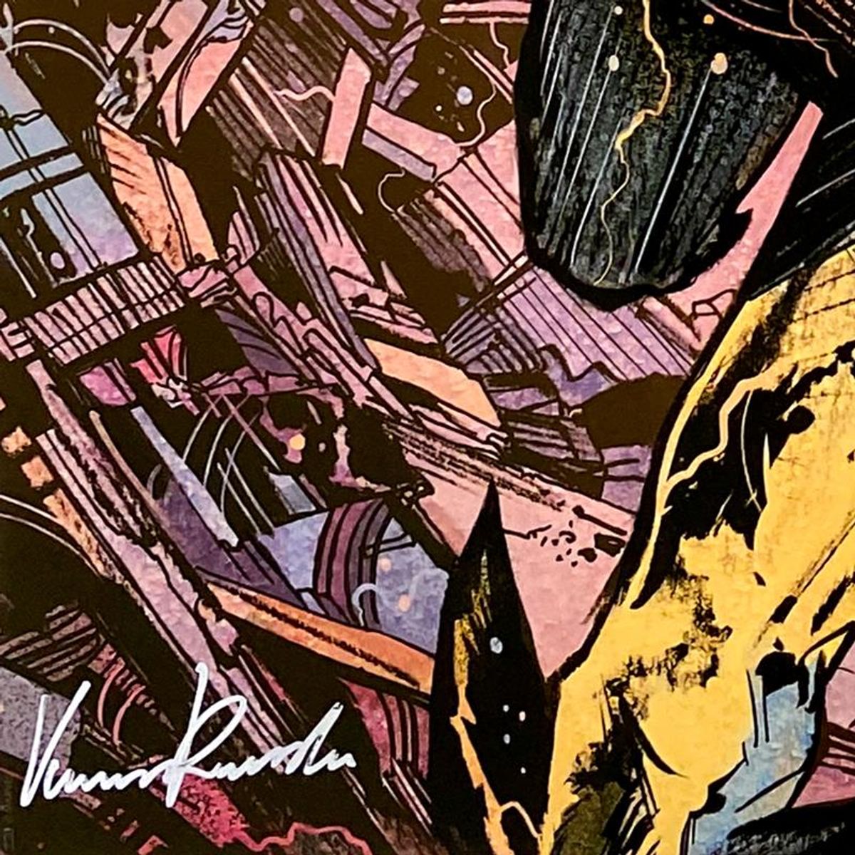 Marvel Comics & Vincenzo Riccardi, "Wolverine" Limited Edition on Aluminum, PP Numbered 3/4 and Signed with Letter of Authenticity.