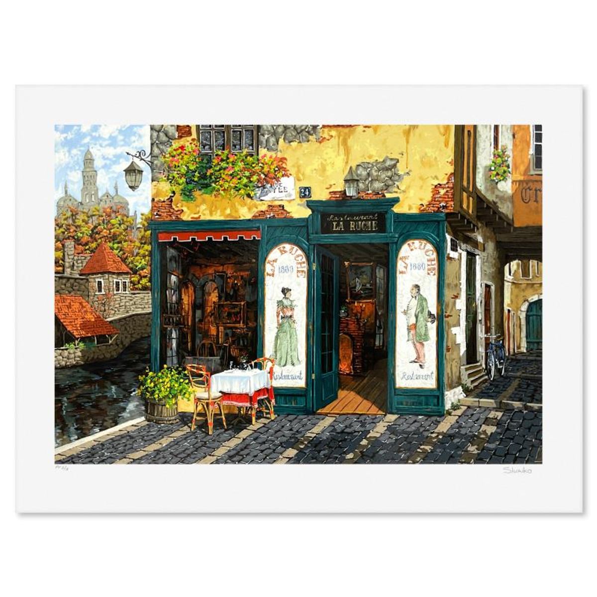 Viktor Shvaiko, "Castle on the Water" Limited Edition Printer's Proof Serigraph (21" x 30"), Numbered 2/3 and Hand Signed with Letter of Authenticity.