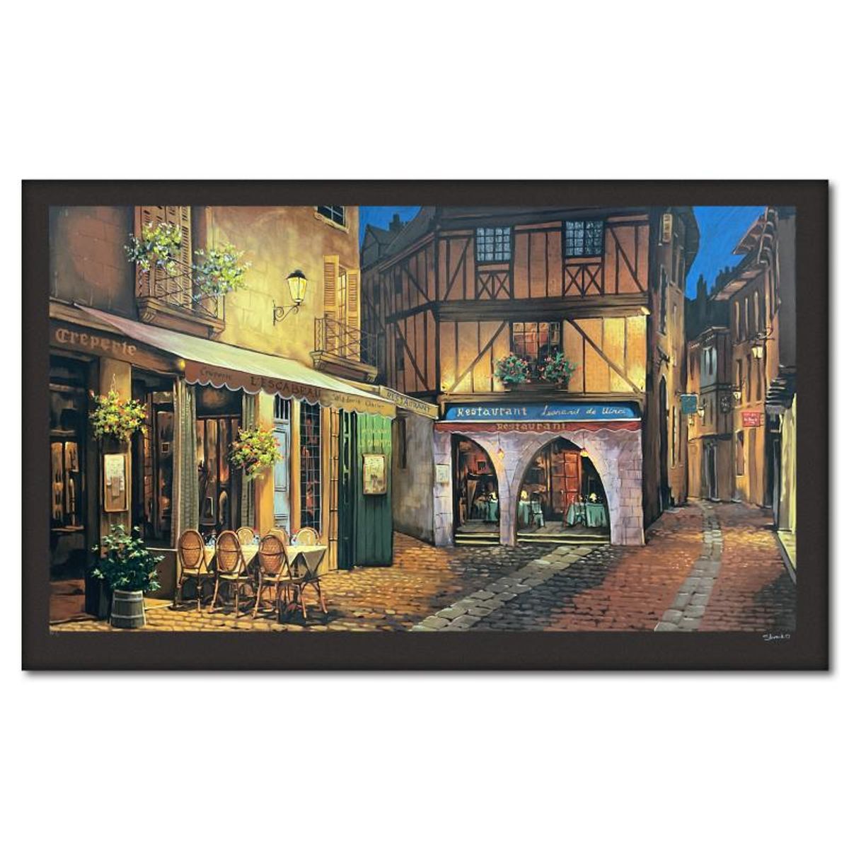 Viktor Shvaiko, "Twilight at Troy (Black)" Limited Edition Printer's Proof Serigraph (29.5" x 52"), Numbered 1/1 and Hand Signed with Letter of Authenticity.