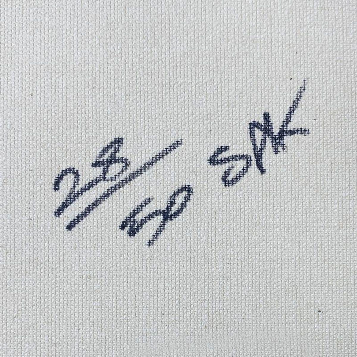 Steve Kaufman (1960-2010), "Vitruvian Man" Framed Hand Embellished Limited Edition Silscreen, Numbered 28/50 Inverso and Hand Signed with Letter of Authenticity