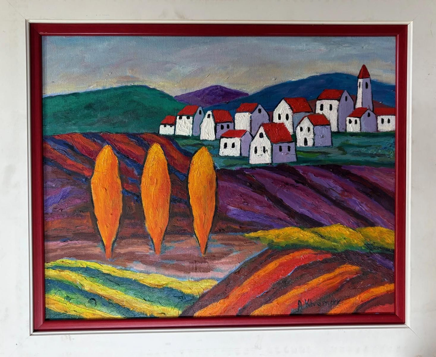 Alex Khomsky- Original acrylic painting on Canvas