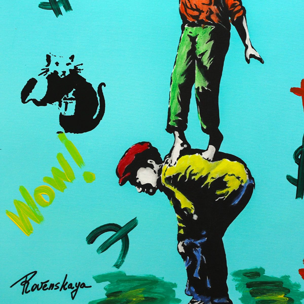 Nastya Rovenskaya- Mixed Media "Creation"