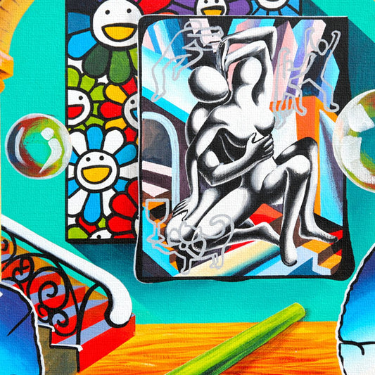 Alexander Astahov- Original Oil on Canvas "Arcade of Infinity"