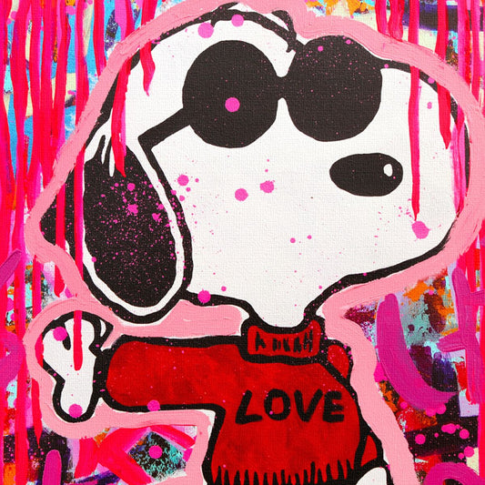 Nastya Rovenskaya- Mixed Media on Canvas "Mouseketeer Riot"