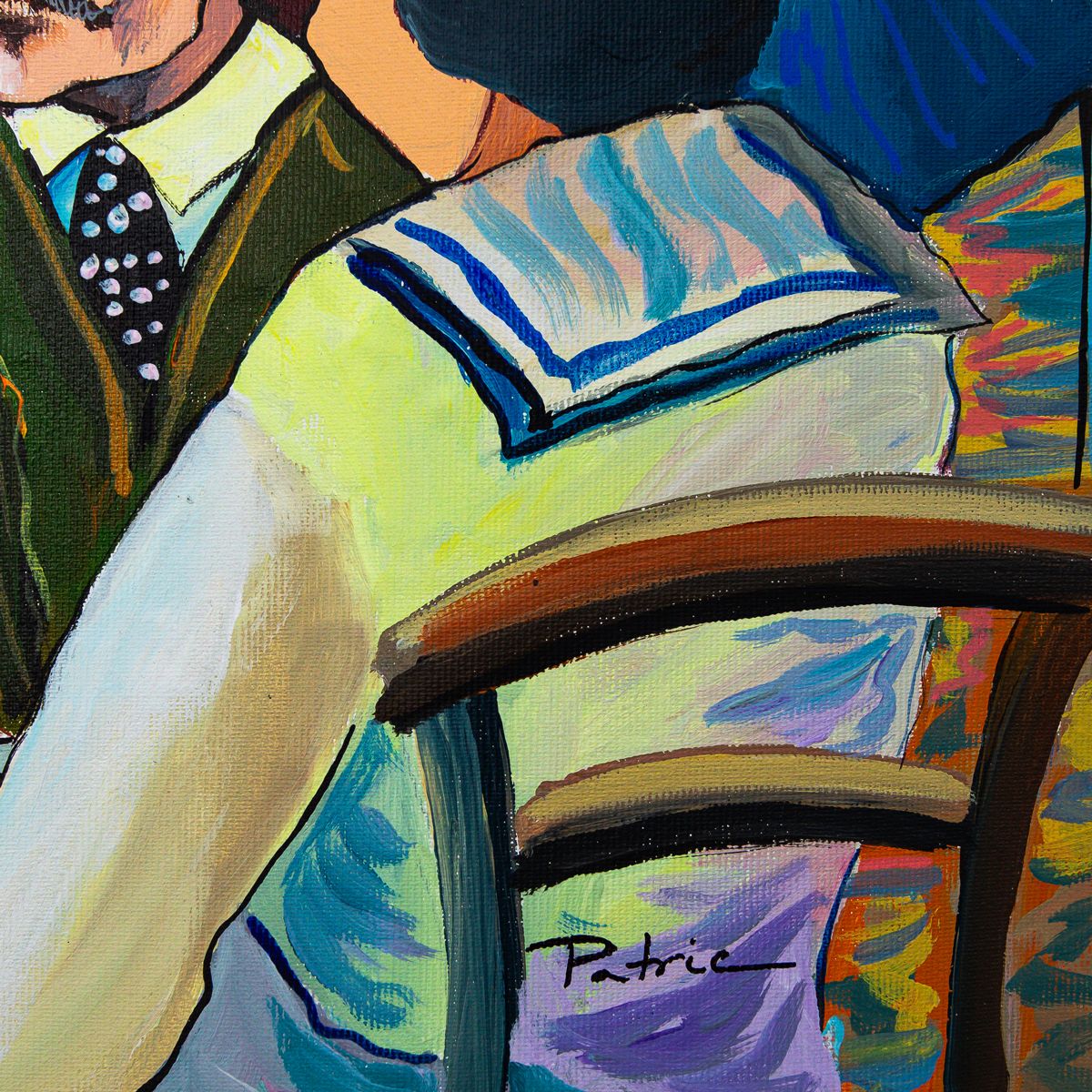Patricia Govezensky- Original Acrylic on Canvas "City Secrets"