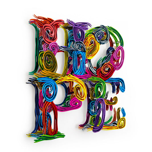 Patricia Govezensky- Original Painting on Cutout Steel "HOPE (Mini Series)"