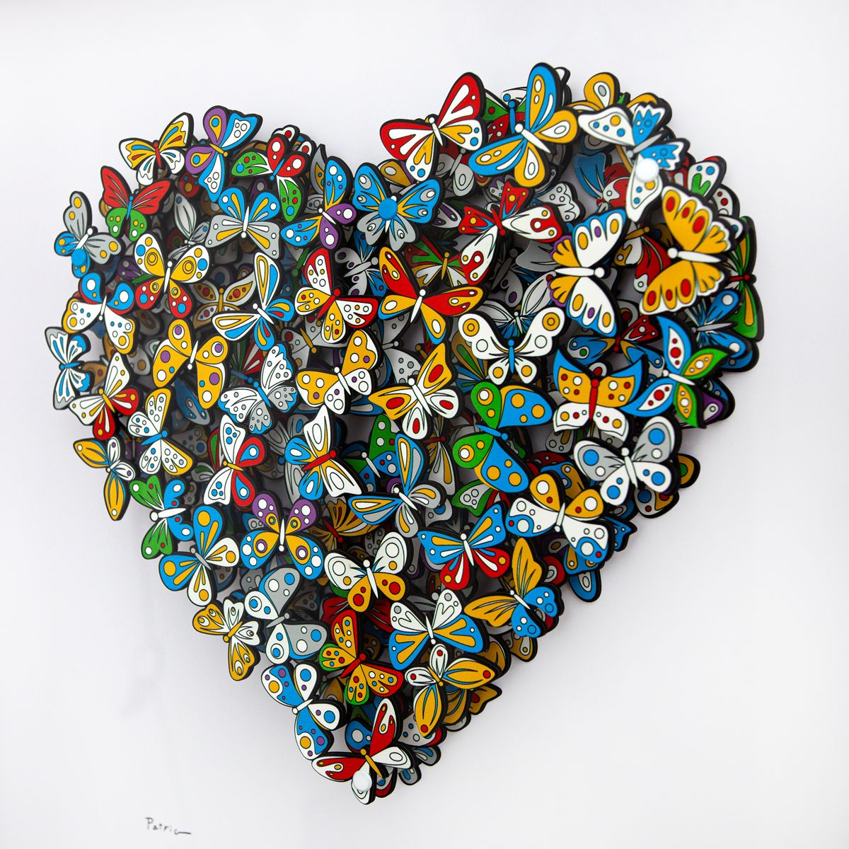 Patricia Govezensky- 3D Multilayered Woodcut "Love in Paradise"